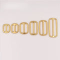 Top Sale Solid Brass Square Ring Belt Glide Buckles Adjustable Strap Buckles Bag Hanger Accessories Leather Hardware Metal Best