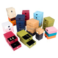 Wholesale Price Fantastic Jewelry Necklace Earrings Stud Box Slider Drawer Kraft Paper Ring Box Storage Cardboard Boxes