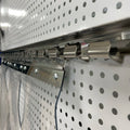 Outdoor / Factory Door PVC Strip Curtains Rail Stainless Steel / Galvanized Steel Hardware Clip Hanger