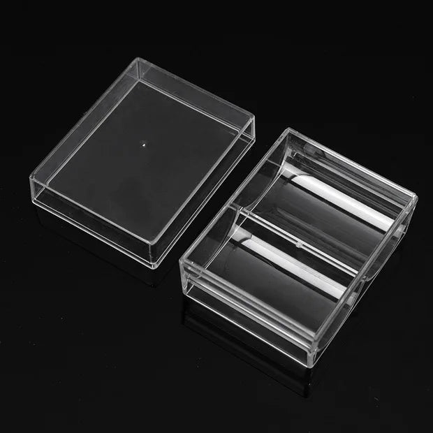 Customized Clear Acrylic Poker Chips Case with Stackable Design for 40-Piece Racks Eco-Friendly & Durable