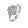 Wholesale Wedding Rings Women Sterling Silver Zircon Ring 925 Sterling Silver Jewelry