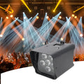 AICPOSE 6x18W LED Beam Lights DMX512 Control IP33 Rated 7800mAh Battery Wireless RGBWA+UV for Wedding Party DJ Stage with Case