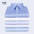 Spanish Style 100% Cotton DP Ready-made Garments No Ironing Custom Shirt Dress  Wholesale Long Sleeve Men's Dress Shirts