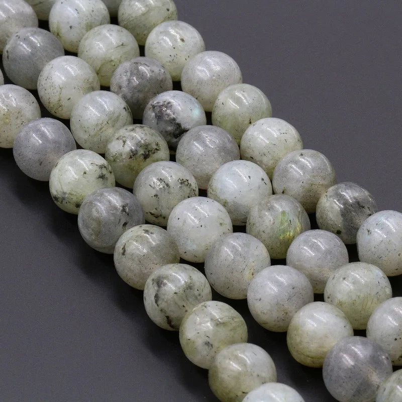 Wholesale Loose Stone Beads White Labradorite for DIY Jewelry Making MS136
