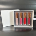No logo 4 Color Lipstick Gift Set Lip Makeup Shine Lip Gloss and Waterproof Long Last Matte Liquid Lipstick Set Private Label