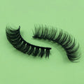 AJ07 Winged Fake Eyelash Extensions Curl Strip Luxury Eyelash Packaging Box case Russian Strip Eyelashes