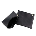 Luxury Small Cross Stripe PU Leather Cosmetic Bag Women Travel Rose Gold Makeup Bag Custom Private Label Metal Logo