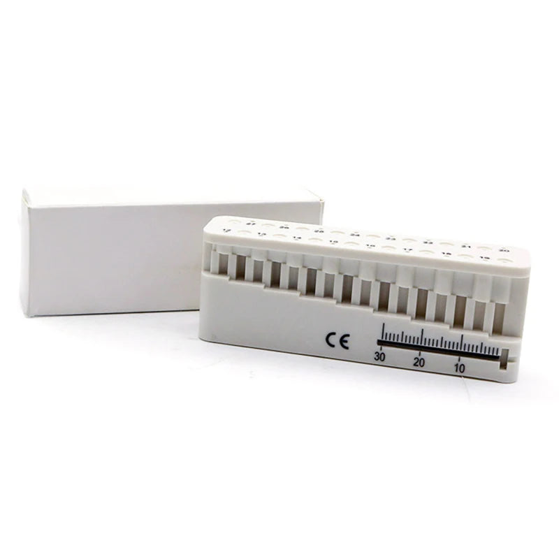 Dental Mini Endodontic Block Dentist Endo Files Ruler Autoclavable  Dental Endodontic Instrument Measuring Ring Ruler