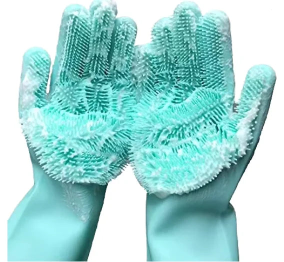 Factory Price Silicone Glove Cleaningsilicon Glove Scrub Dishesdish Cleaning Silicone Gloves MegaBDM