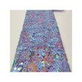 Handmade Three-dimensional Flower Bead Embroidered Lace Fabric Wedding Dress Sequin Mesh with Cross Style Stretch Feature
