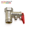 Hot Selling Brass Nickel Plated Safety Valve Multi-Function for Bathroom for Storage Water Heater