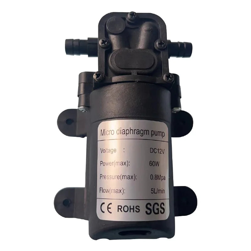 6V12V18V High Flow Spray Disinfection 5208pps Iron Material 24V48V60W4L Diaphragm Return Pump