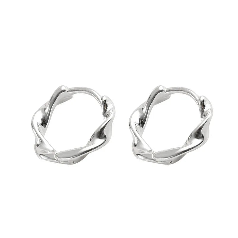 925 Sterling Silver Geometric Earrings for Women Fashion Jewelry Chain Tassel Earring