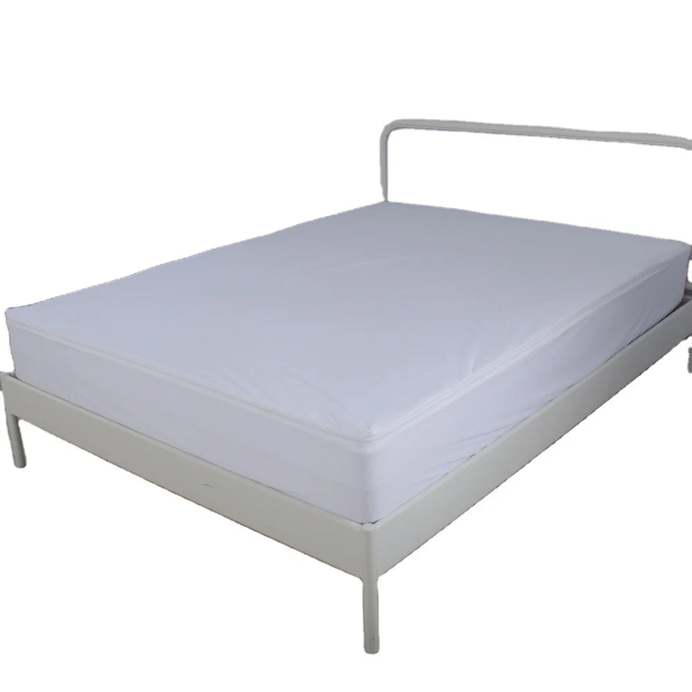 White Fitted Mattress Protector Bed Cover Waterproof