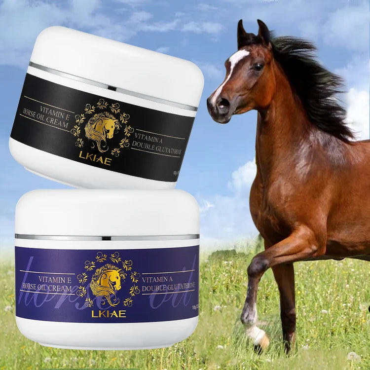Wholesale Vegan Lightening Brightening Rejuvenating Moisturizing Beauty Lotion Eliminate Skin Cracks Horse Oil Lotion