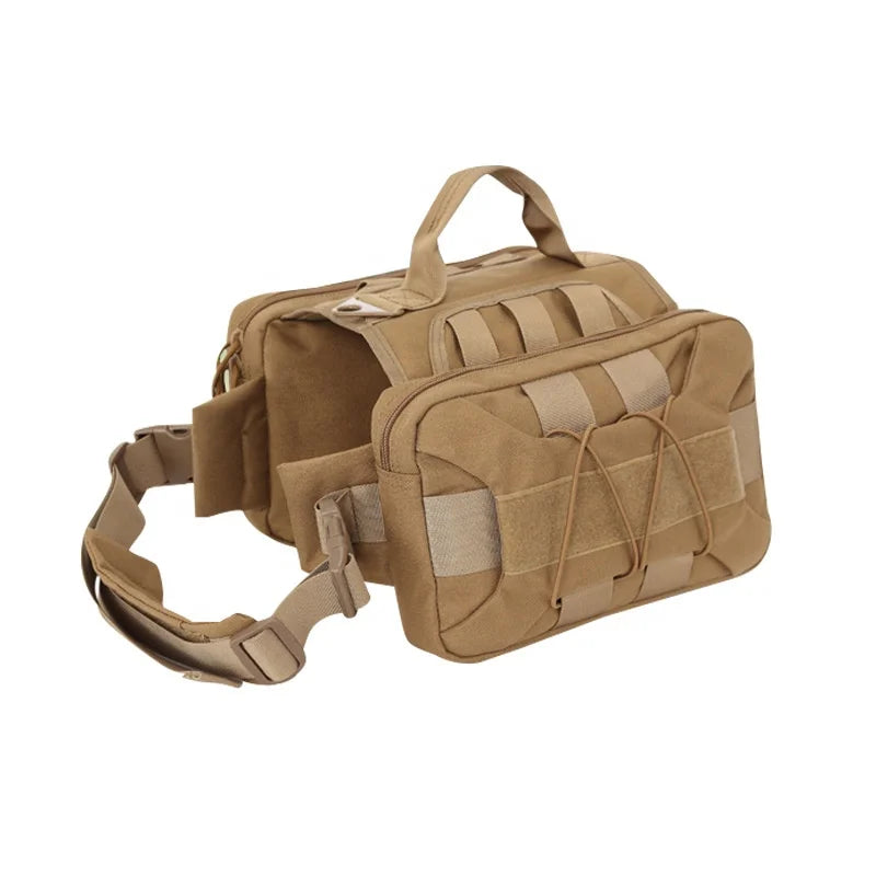 Large Dog Clothes Tactics Dog Harness Handle Tactical Backpack for Dog