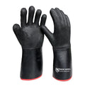 Seeway Waterproof Oil Resistant Neoprene Jersey Cotton Lined Textured Heat Resistant Oven Grill Gloves Anti Steam Dishwasher