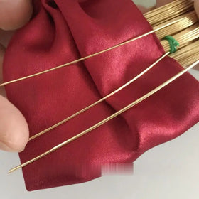 14K Gold Filled No Tarnish GF Half Round Craft Wire DIY for Jewelry Making Accessories Findings