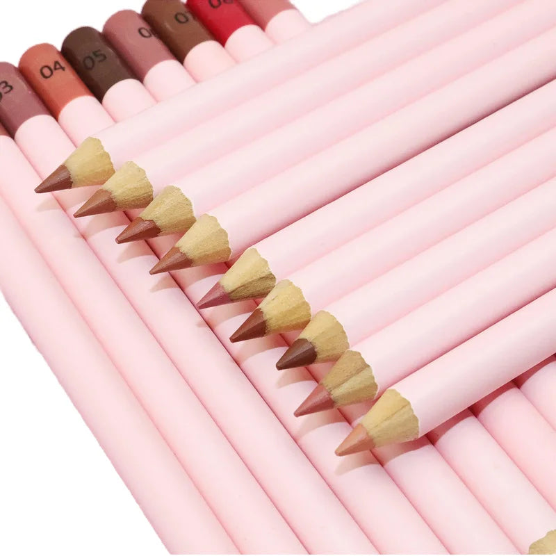 Customizable Vegan Lip Liner Pencil Highly Pigmented Mineral Makeup Cream Form Halal Certified Private Label Wholesale Custom