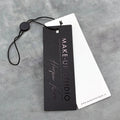 Customized Luxury Recycled Label Embossed Custom Hang Tag Special Cardboard Gift Brand Name Hangtags for Clothing Own Logo Tags