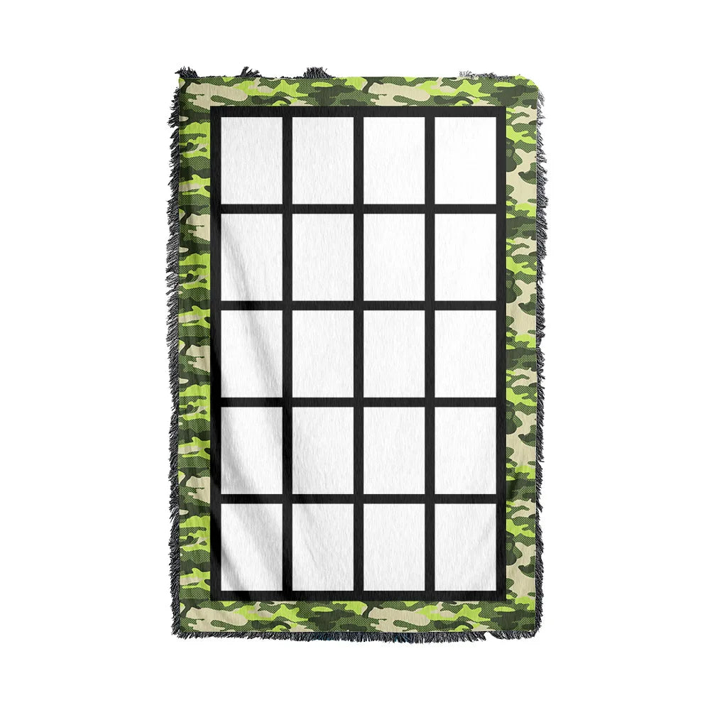 9 18 20 Panel Polyester Fleece Throw Blanket Dye Sublimation Camouflage Print 100% Polyester Character Pattern Baby Blanket