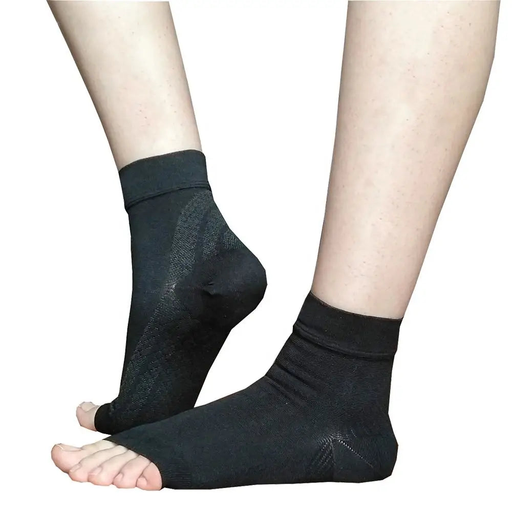 Custom Elastic Compression Plantar Fasciitis Socks Foot Pain Relief Sleeves Ankle Warp Support Brace Socks