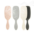 Quick Ship Marble Anti-Tangle Smoothing Hair Brush Ergonomic Wide Tooth Thick Hair Scalp Massage Detangling Hair Brush for Women