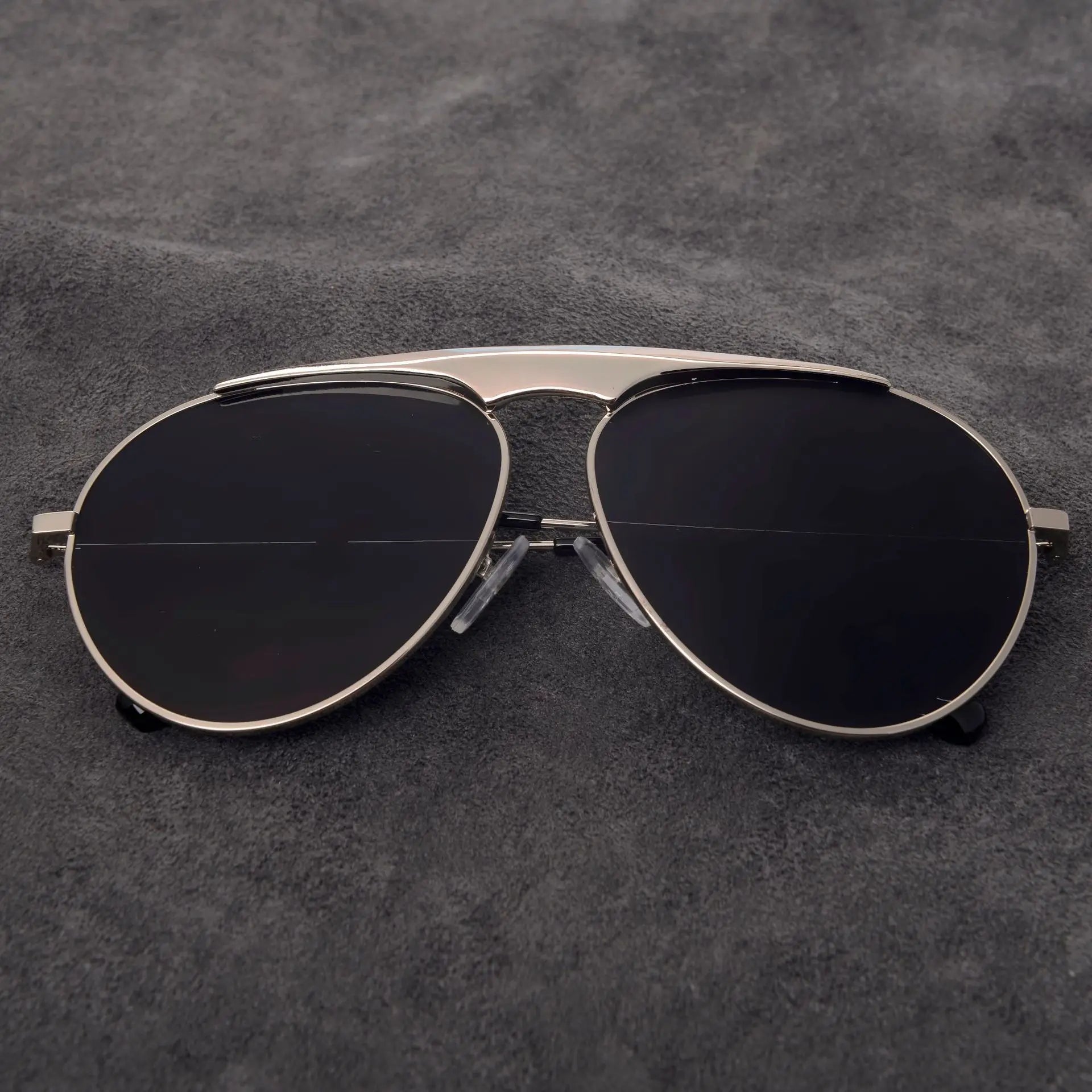 Luxury Simple Sunglasses UV400 Sun Shades Pilot Driving Eye Glasses Senior Texture Oval Metal Frame Designer Sunglasses Men