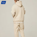 YLS High Quality Solid Winter Blank Unisex Custom Logo Oversized Men's Drop Shoulder Eco-Friendly Breathable Hoodie with String
