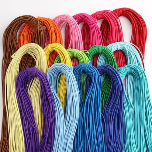 Elastic Thread Tiny Cord 2mm Polyester Durable High Strength Elastic Cord for Jewelry Making 45m/Lot 1419606