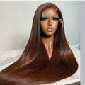 Customized 5*5 HD Transparent Lace Frontal Wig Glueless Long Wigs Deep Wave Body Wave Vietnamese Human Hair Lace Closure Wigs