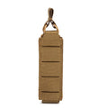 Outdoor New Single Tactical Magazine Pouch Laser Cut Molle Nylon Quick Release 9mm