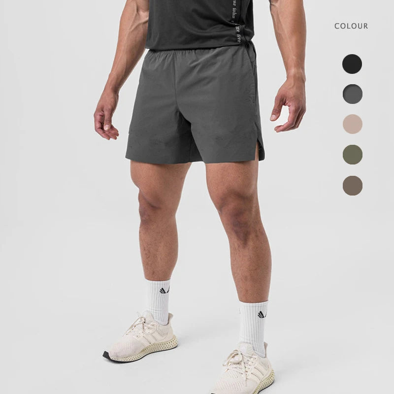Men's Woven Quick Dry Breathable Gym Training Shorts Lightweight Summer Fitness Running Sports Shorts Plus Size Thick Half Blank