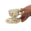Factory Hot Selling Irregular Handmade Ceramic Cups Coffee Cup and Dish Set Ceramic Mug Porcelain Mugs