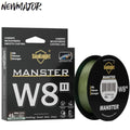 SeaKnight 500M 15-100LB MANSTER W8 Multifilament Braided Fishing Line with 8 Strands PE & Nylon Material Designed Stream Fishing