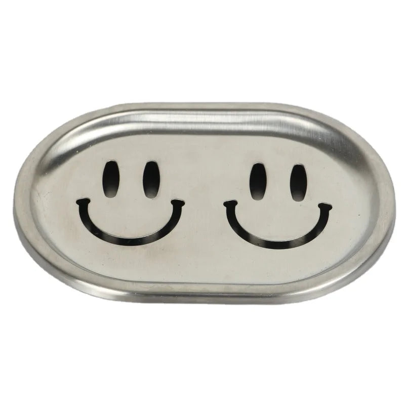 Modern Stainless Steel Hotel Soap Dish Durable for Many Years Brushed Metal Soap Holder Draining Tray Bathroom Shower Bathtub