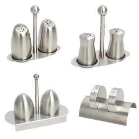 Western Restaurant Seasoning Box Salt Jar Stainless Steel Spice Jar Pepper and Chili Powder Seasoning Shaker Cumin