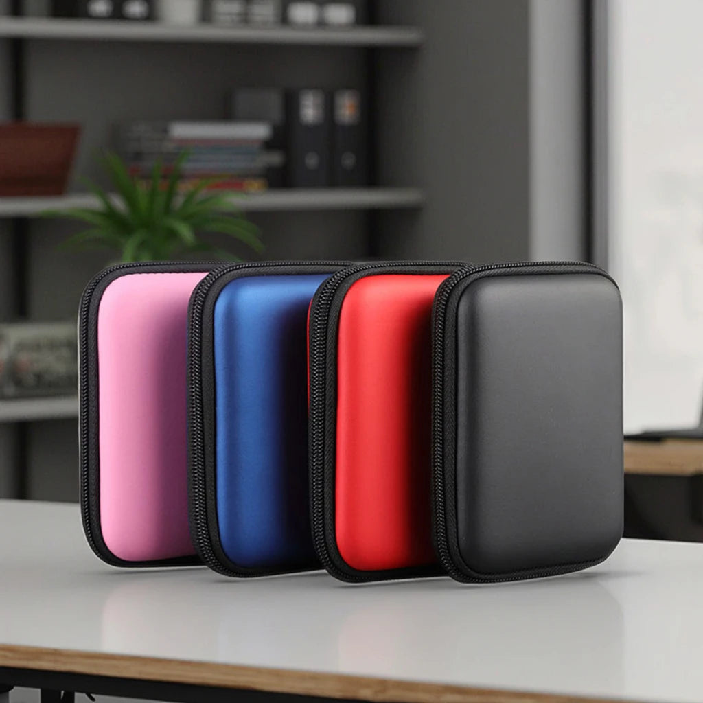 2.5 Inch Pu Leather Hard Disk Carry Bag External Hard Drive Disco Case MegaBDM