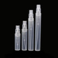 2ml 3ml 4ml 5ml  White Black Transparent Plastic Perfume Spray Bottle Sample Perfume Bottle with Sprayer Perfume Pen