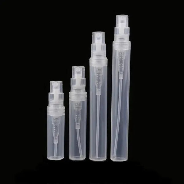 2ml 3ml 4ml 5ml  White Black Transparent Plastic Perfume Spray Bottle Sample Perfume Bottle with Sprayer Perfume Pen