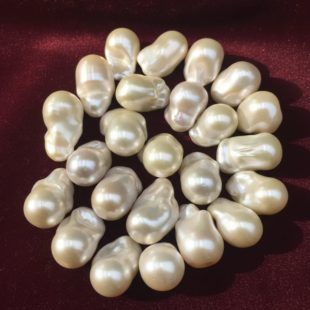 Large Size 17-19mm Natural Freshwater Baroque Pearl Beads Full Hole Irregular Baroque Pearl Loose Beads for Pendant