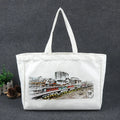 Popular Design Personalize Logo Cotton Bags Blank Large Canvas Recycled Shopping Tote Bag Custom Printed