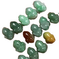 Natural Myanmar Jadeite Ice Like Three Color Golden Toad Small Parts Ornament Jade Jewelry Live Factory Wholesale