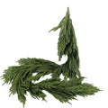 New Arrival Nordic Christmas White Pine Garland and Artificial Pe Wreath Holiday Party Decoration Made of Durable Plastic