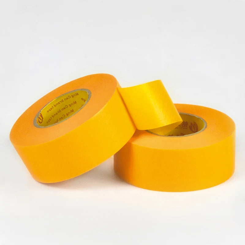Mingcan Rice Paper Goldband 48Mm Masking Tape for Car Automotive Painting Indoor Outdoor Use