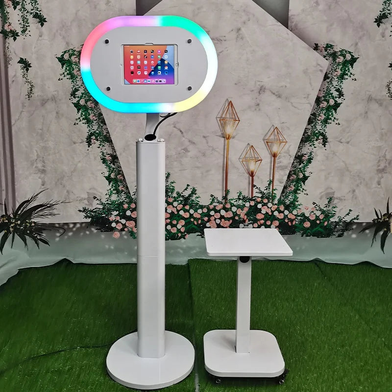 Party Supplies Ipad Photo Booth Shell Portable Salsa Selfie Oval Ipad Photo Booth for Wedding Events