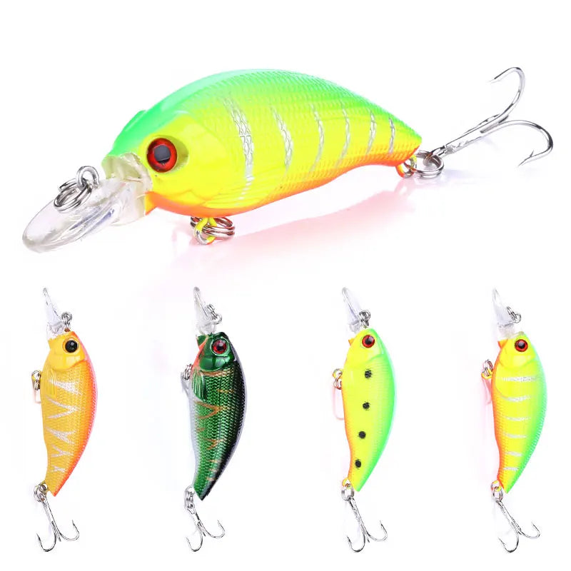 Wholesale CB026 7.5cm 8.3g Artificial Hard Baits Small Wobbler Crankbait Fishing Lure MegaBDM