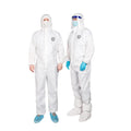 Breathable Anti-Static Microporous Non-woven Work Clothing PE PP Welding Protective Suit Disposable Coverall With Hood