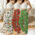 2026 Christmas Sweater Manufacturer Custom Holiday Christmas Leggings Knit Ugly Christmas Pants for Women
