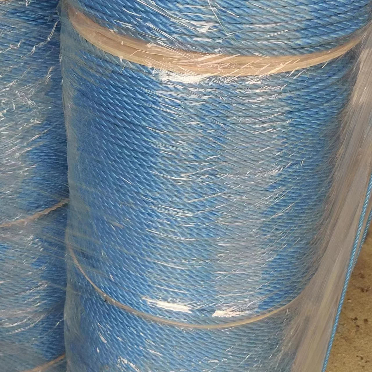 High-Strength High Abrasion Resistance PP Three-Strand Braided Rope HuaRui Brand China Manufacturer Coil Packing Customized